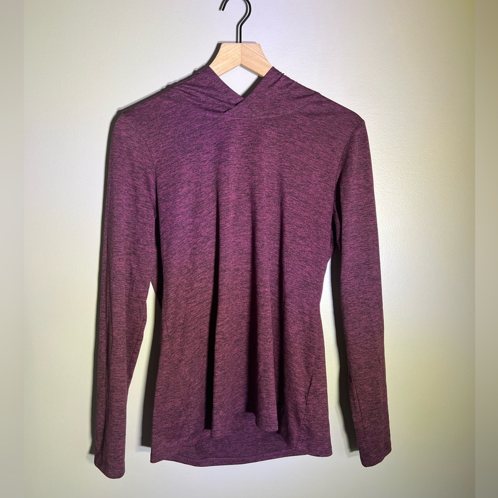 Womens Nike Dri-Fit Light Weight Hoodie Long Sleeved Pullover - Size M - Purple